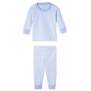 LAKE Pajamas in 5T (fits like 4T) in Striped Hydrangea in 100% Pima Cotton